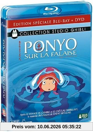 Ponyo sur la falaise, combo Blu-ray et DVD [FR Import]
