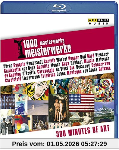 1000 Meisterwerke: 300 Minutes of Art [Blu-ray]