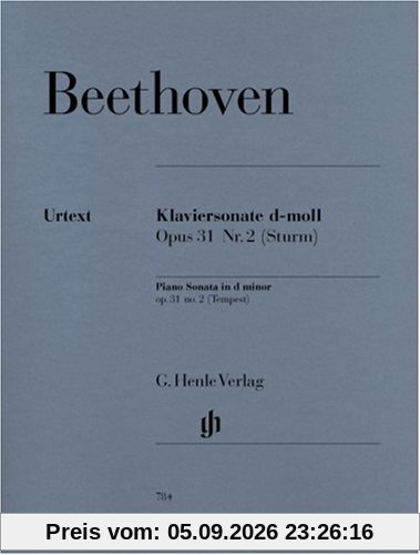 Sonate 17 d-Moll Op 31/2 (Sturm). Klavier