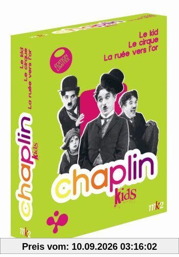 Coffret chaplin kids : le cirque ; le kid ; la ruée vers l'or [FR Import]