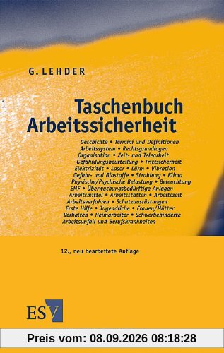 Taschenbuch Arbeitssicherheit