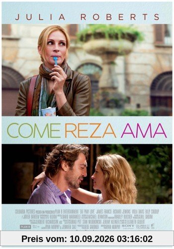 Come, Reza, Ama (Import Dvd) (2011) Julia Roberts; Javier Bardem; Billy Crudup