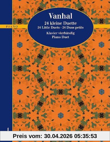 24 kleine Duette: Klavier 4-händig. (Schott Piano Classics)