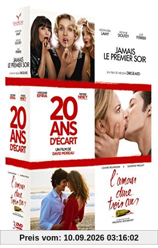 Coffret jamais le premier soir ; 20 ans d'écart ; l'amour dure trois ans [FR Import]