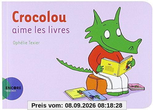 Crocolou aime les livres