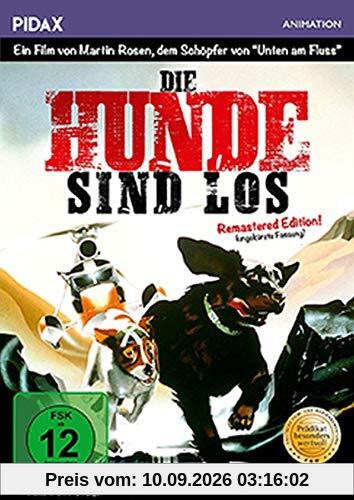 Die Hunde sind los - Remastered Edition (The Plague Dogs) / Bewegender Film von Martin Rosen (Unten am Fluss) ausgezeichnet mit dem Prädikat BESONDERS WERTVOLL (Pidax Animation)