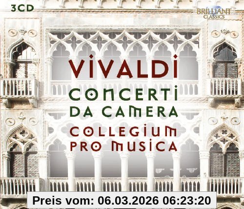 Collegium Pro Musica Vivaldi, Complete Concerti Da Camerata