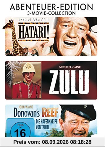 Hatari! - Zulu - Donovan's Reef (Die Hafenkneipe von Tahiti) - 3DVD