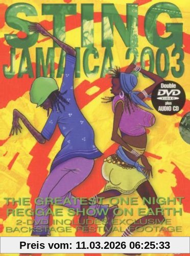 Reggae Various Artists - Jamaican Sting Festival 2003 (2 Dvd & Cd)