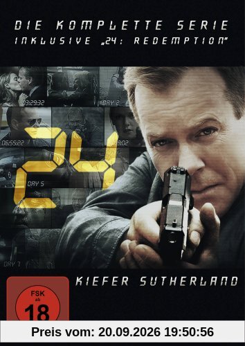 24 - Die komplette Serie (inkl. 24: Redemption) [49 DVDs]