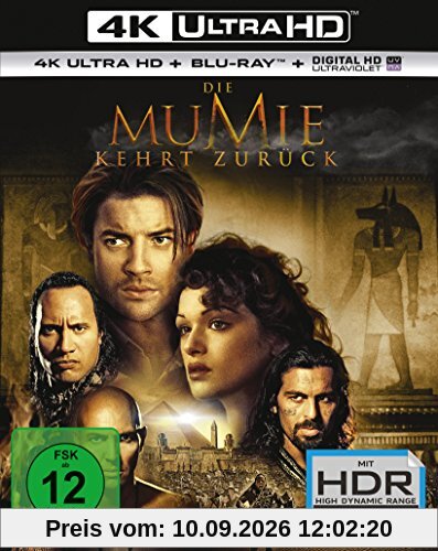 Die Mumie kehrt zurück (4K Ultra HD) (+ Blu-ray)