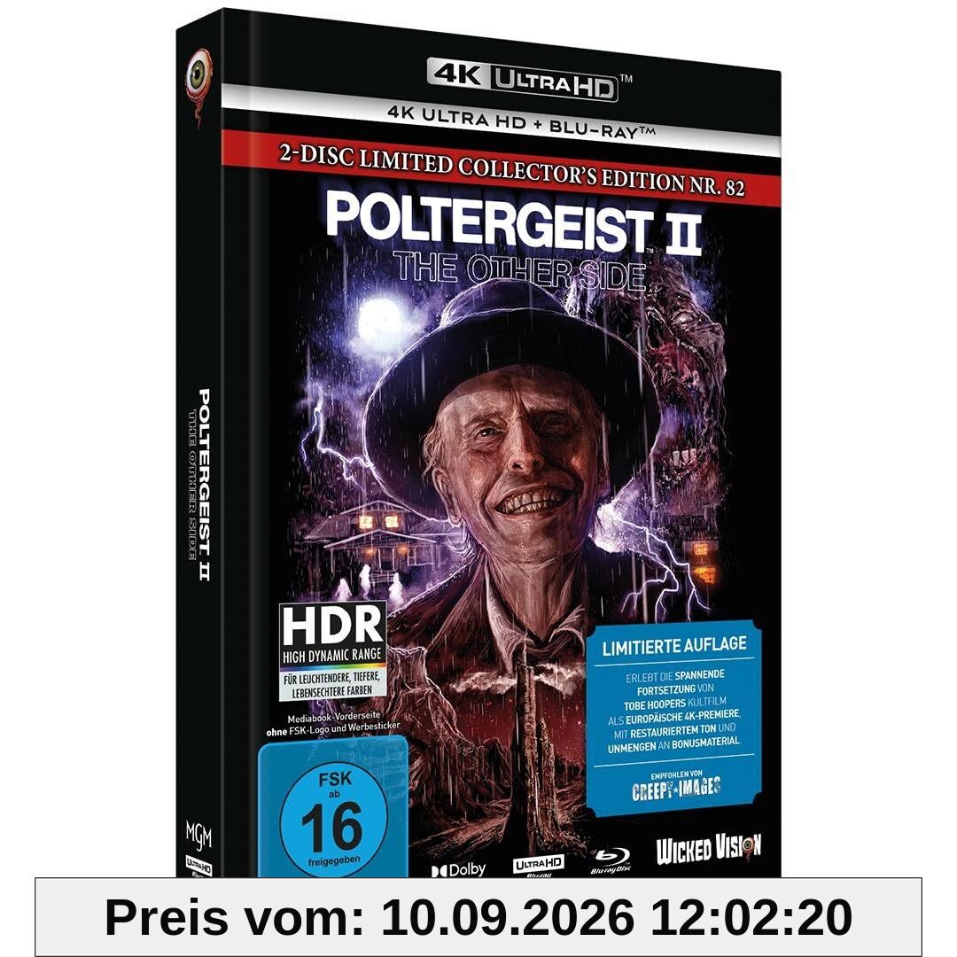 Poltergeist 2 - Die andere Seite - Mediabook - Cover D - Limited Collector‘s Edition Nr. 82 (4K Ultra HD & Blu-ay]