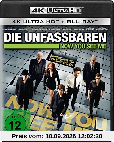 Die Unfassbaren - Now you see me (4K Ultra HD) (+ Blu-ray)