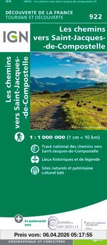 Les chemins vers Saint-Jacques de Compostelle