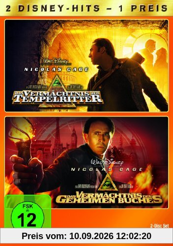 Das Vermächtnis der Tempelritter / Das Vermächtnis des geheimen Buches [2 DVDs]