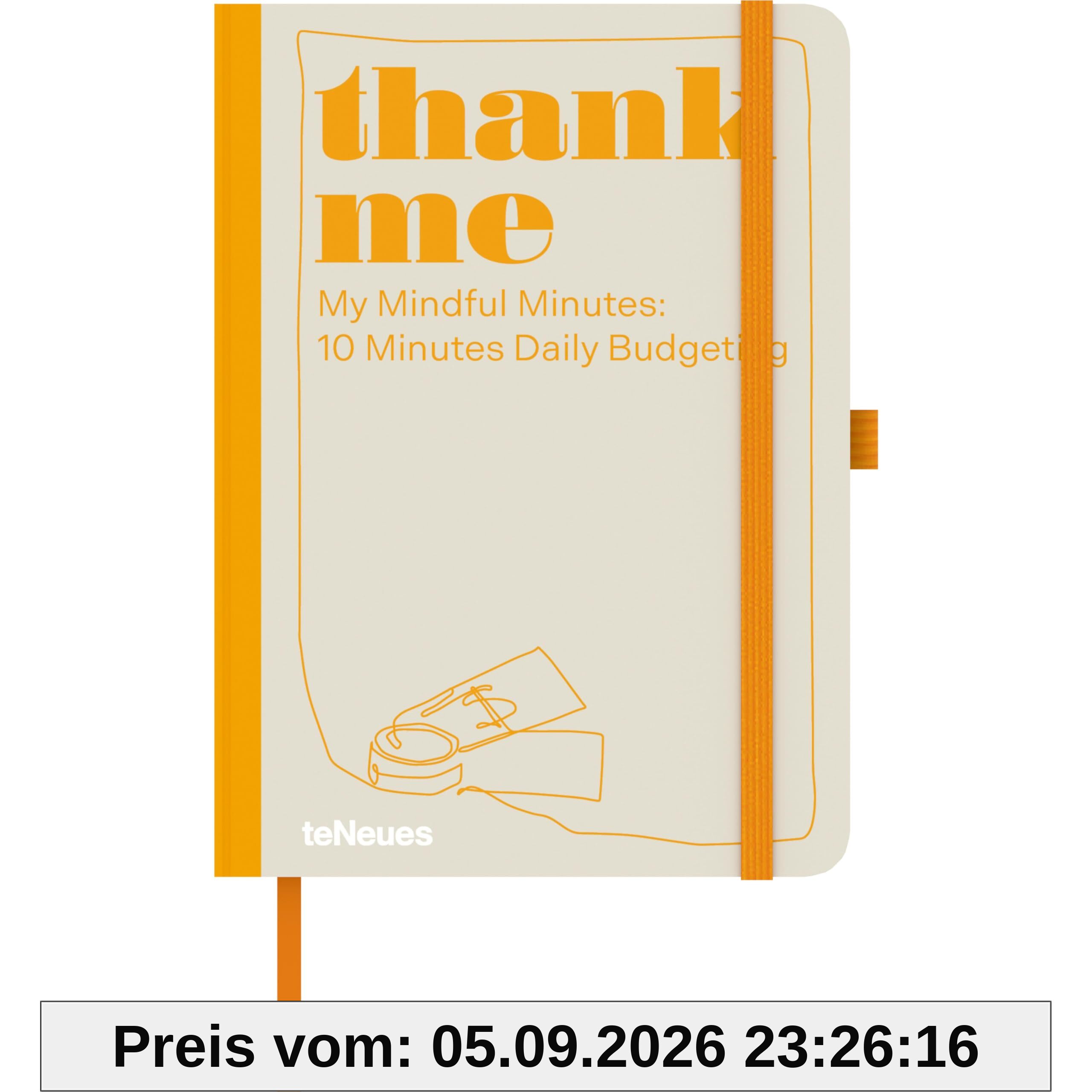 thank me - my mindful minutes - 10 minutes daily budgeting