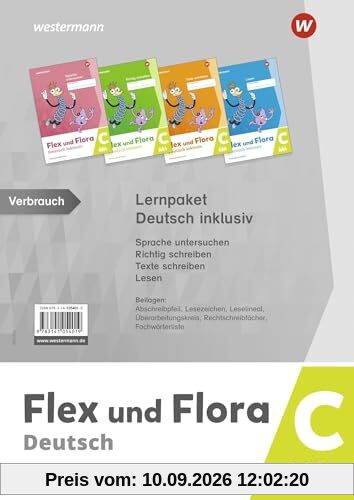 Flex und Flora - Deutsch inklusiv Ausgabe 2021: Lernpaket Deutsch inklusiv C