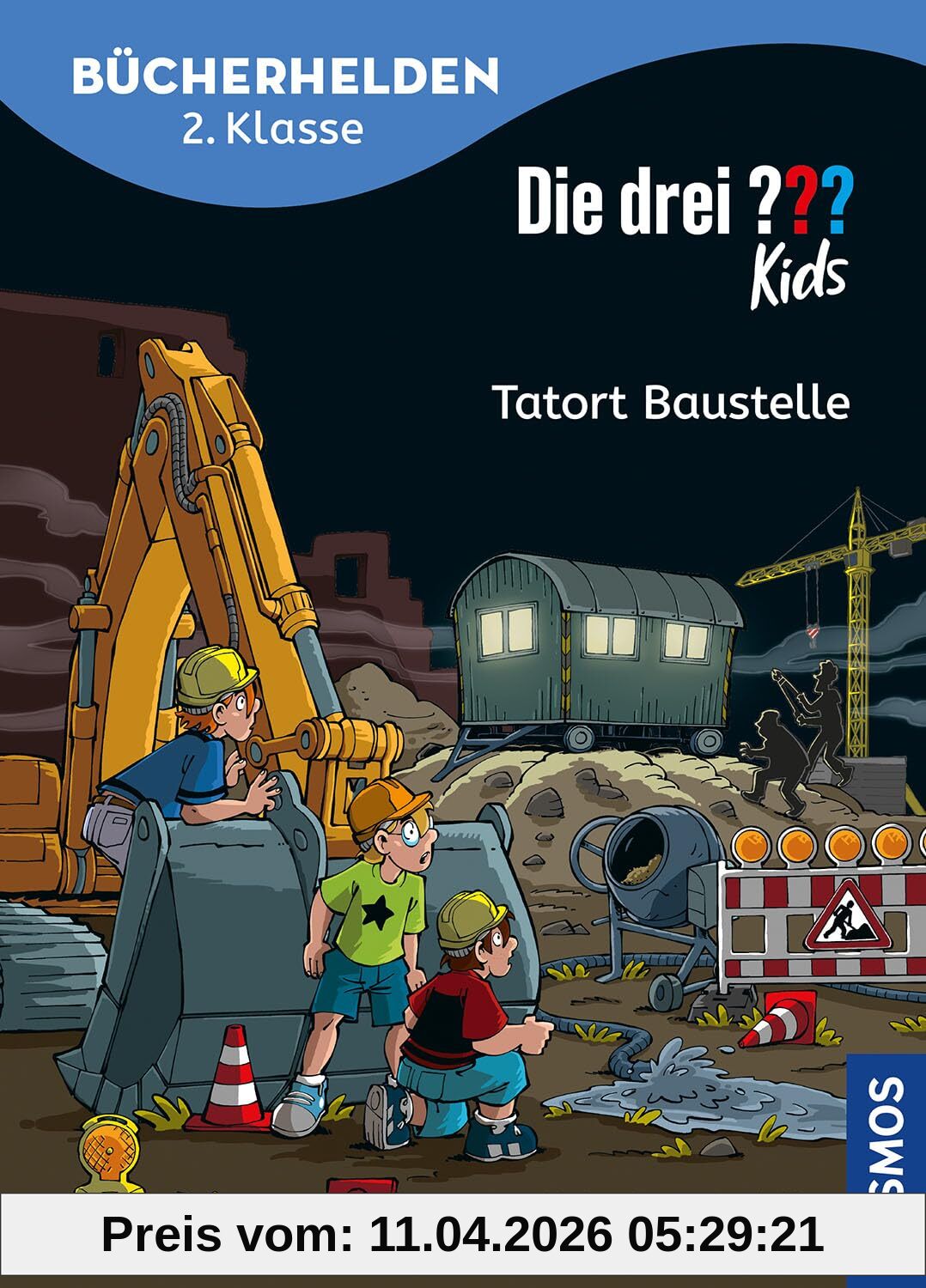 Die drei ??? Kids, Bücherhelden 2. Klasse, Tatort Baustelle: Gut lesen können - Kinderbuch für Erstleser ab 7 Jahren - Spannende Detektivgeschichten mit Justus, Peter und Bob