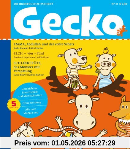 Gecko Kinderzeitschrift Band 31: Die Bilderbuch-Zeitschrift