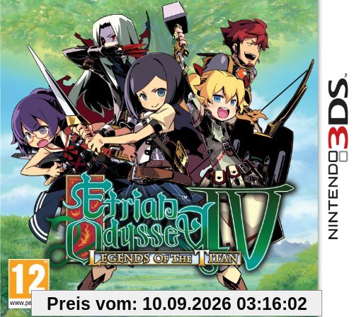 [UK-Import]Etrian Odyssey IV (4 Four) Legends Of The Titan Game 3DS