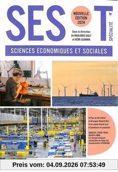 SES, sciences économiques et sociales terminale spécialité