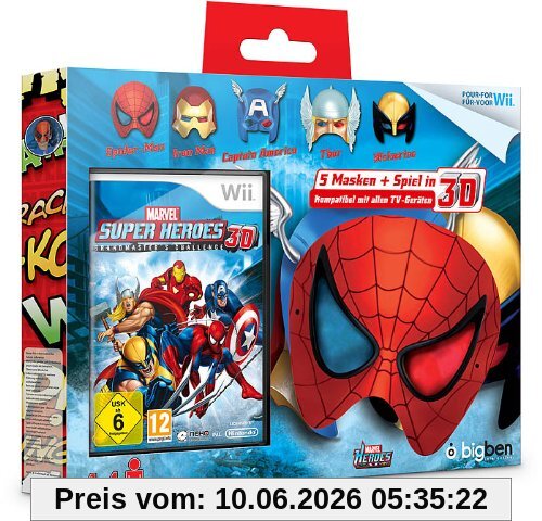Marvel Super Heroes: Grandmaster's Challenge (inkl. 5 Super-Helden 3D-Masken)