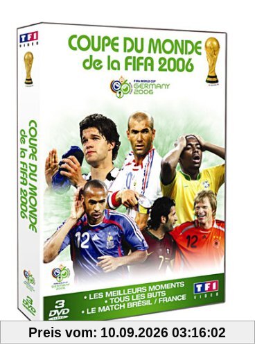 Coffret coupe du monde 2006 : tous les buts / les meilleurs moments / match France - Brésil - Coffret 3 DVD [FR Import]