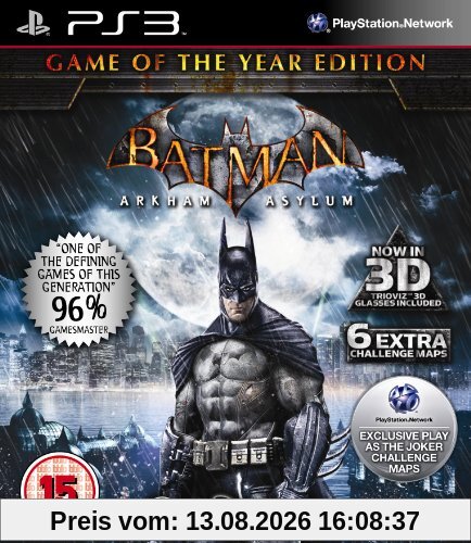 Batman : Arkham Asylum - Game of the Year [UK Import]
