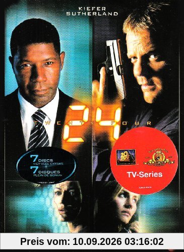 24 Heures chrono : L'Intégrale Saison 2 (24 épisodes) - Coffret 7 DVD