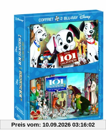 Coffret : les 101 dalmatiens ; 101 dalmatiens 2 sur la trace des heros [Blu-ray] [FR Import]
