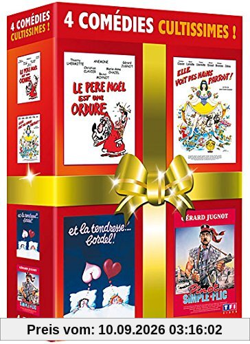 Coffret comédies splendides : le père noël est une ordure ; scout toujours ; elle voit des nains partout ; les rois du g [FR Import]