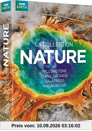 Coffret collection nature : yellowstone ; chine sauvage ; galapagos ; madagascar [FR Import]