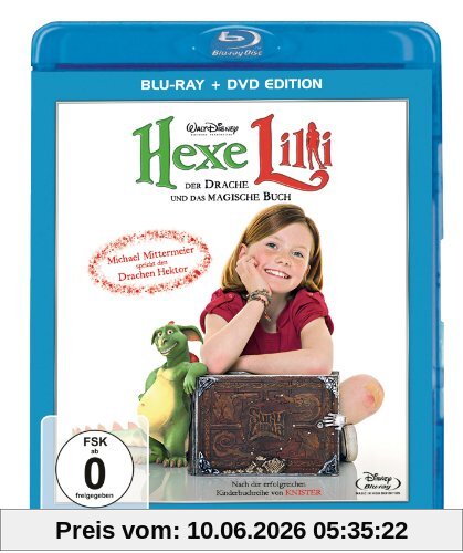 Hexe Lilli - Der Drache und das magische Buch  (+ DVD) [Blu-ray]