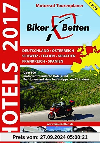 Bikerbetten Hotels 2017: Motorrad Tourenplaner