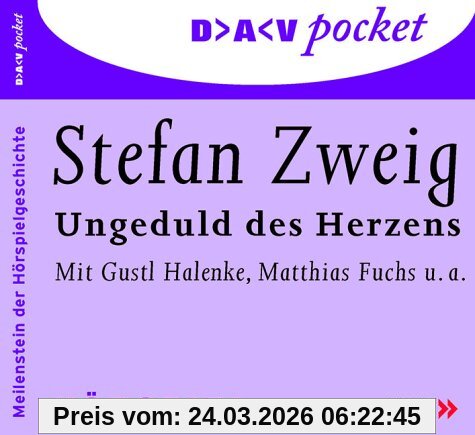Ungeduld des Herzens. 2 CDs