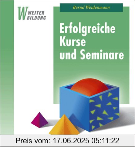 Binding : Gebundene Ausgabe, Edition : 5., korrigierte Aufl., Label : Beltz, Publisher : Beltz, medium : Gebundene Ausgabe, numberOfPages : 209, publicationDate : 2002-09-18, authors : Bernd Weidenmann, languages : german, ISBN : 3407364040