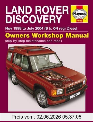 Haynes Publishing Land Rover Discovery Service And Repair Manual (Haynes Service And Repair Manuals)