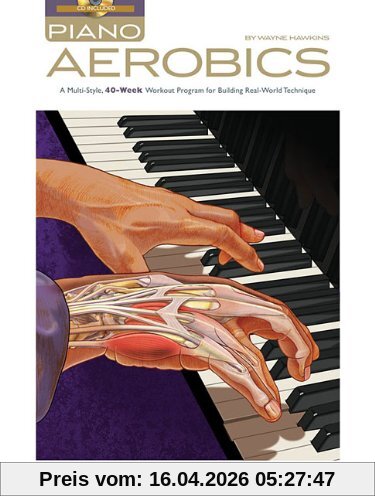 Hawkins Wayne Piano Aerobics Piano BK/CD (Book & CD)