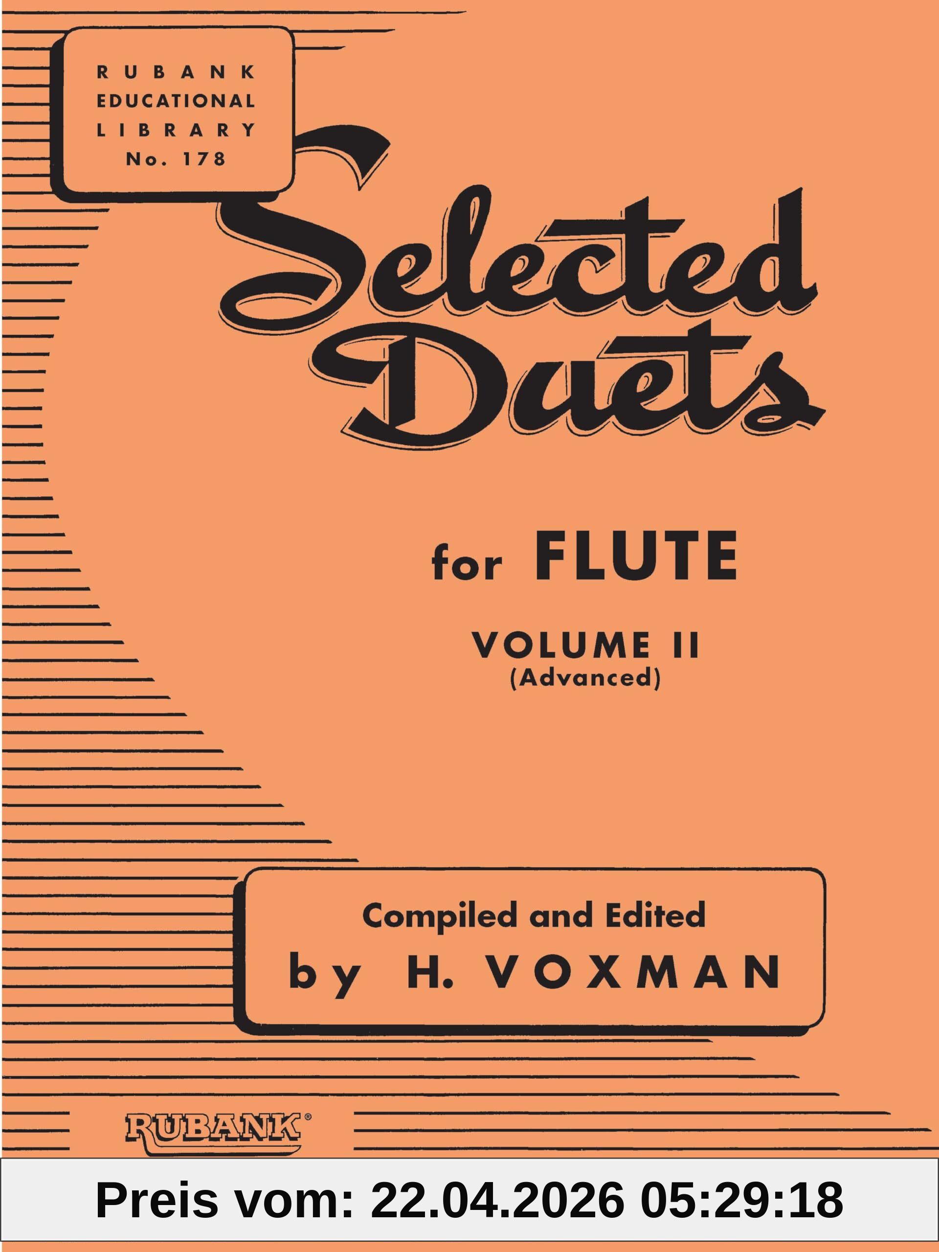 Selected Duets for Flute: Volume 2 - Advanced