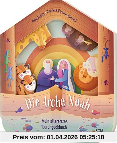 Die Arche Noah - Mein allererstes Durchguckbuch (Bilderbuch für Kleinkinder)