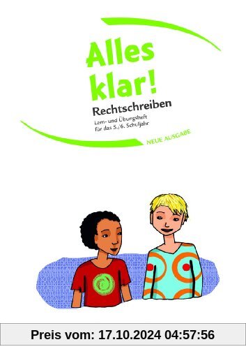 5./6. Schuljahr - Rechtschreiben: Lern- und Übungsheft mit beigelegtem Lösungsheft