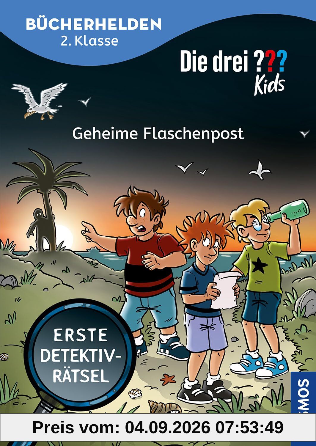 Die drei ??? Kids, Bücherhelden 2. Klasse, Geheime Flaschenpost: Erste Detektivrätsel, Erstleser Kinder ab 7 Jahre