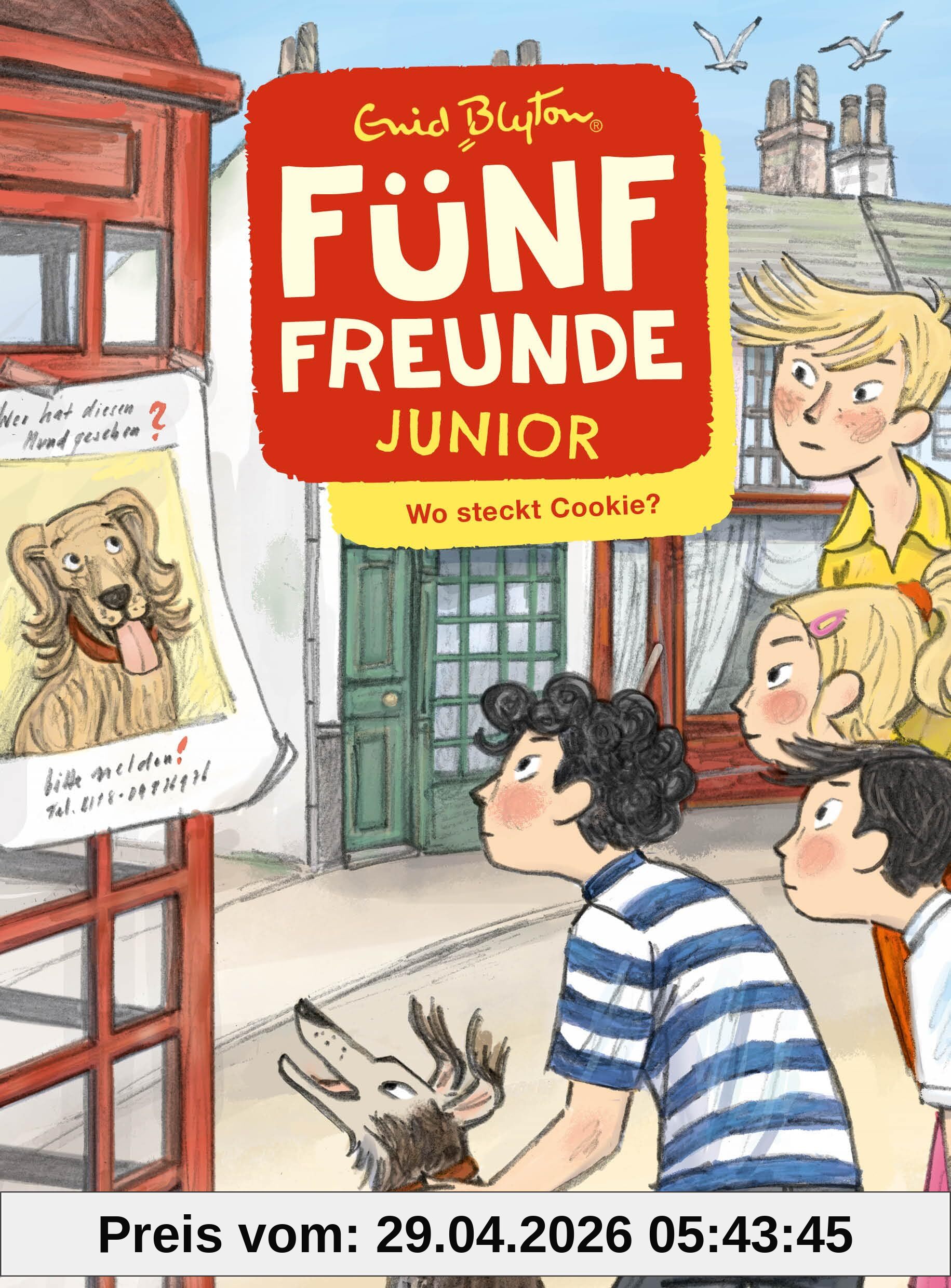 Fünf Freunde JUNIOR – Wo steckt Cookie?: Für Leseanfänger ab 7 Jahren