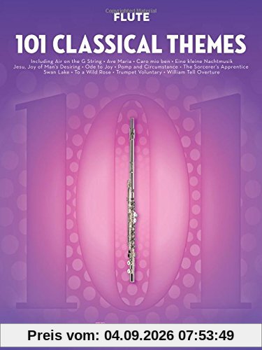 101 Classical Themes -For Flute- (Book): Noten, Sammelband für Flöte