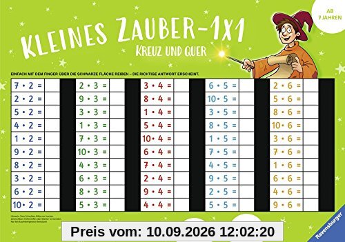 Kleines Zauber-1x1: Kreuz und quer (Ravensburger Zaubertafel)