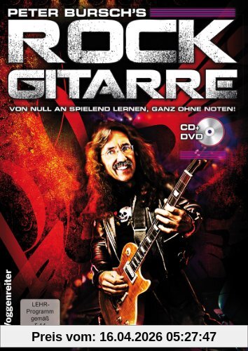Rock Gitarre. Inkl. CD. Von Null an spielend lernen, ganz ohne Noten