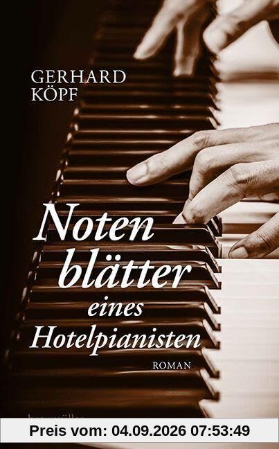 Notenblätter eines Hotelpianisten
