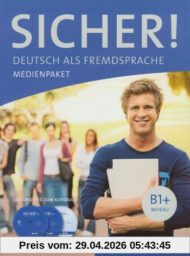 Sicher ! B1+ MEDIENPAKET:  1 DVD und 2 CDs. Deutsch als Fremdsprache