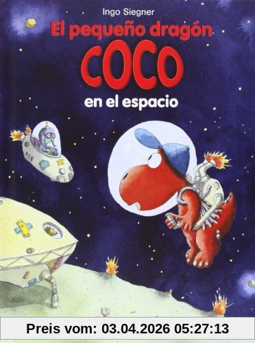 El pequeño dragón Coco en el espacio