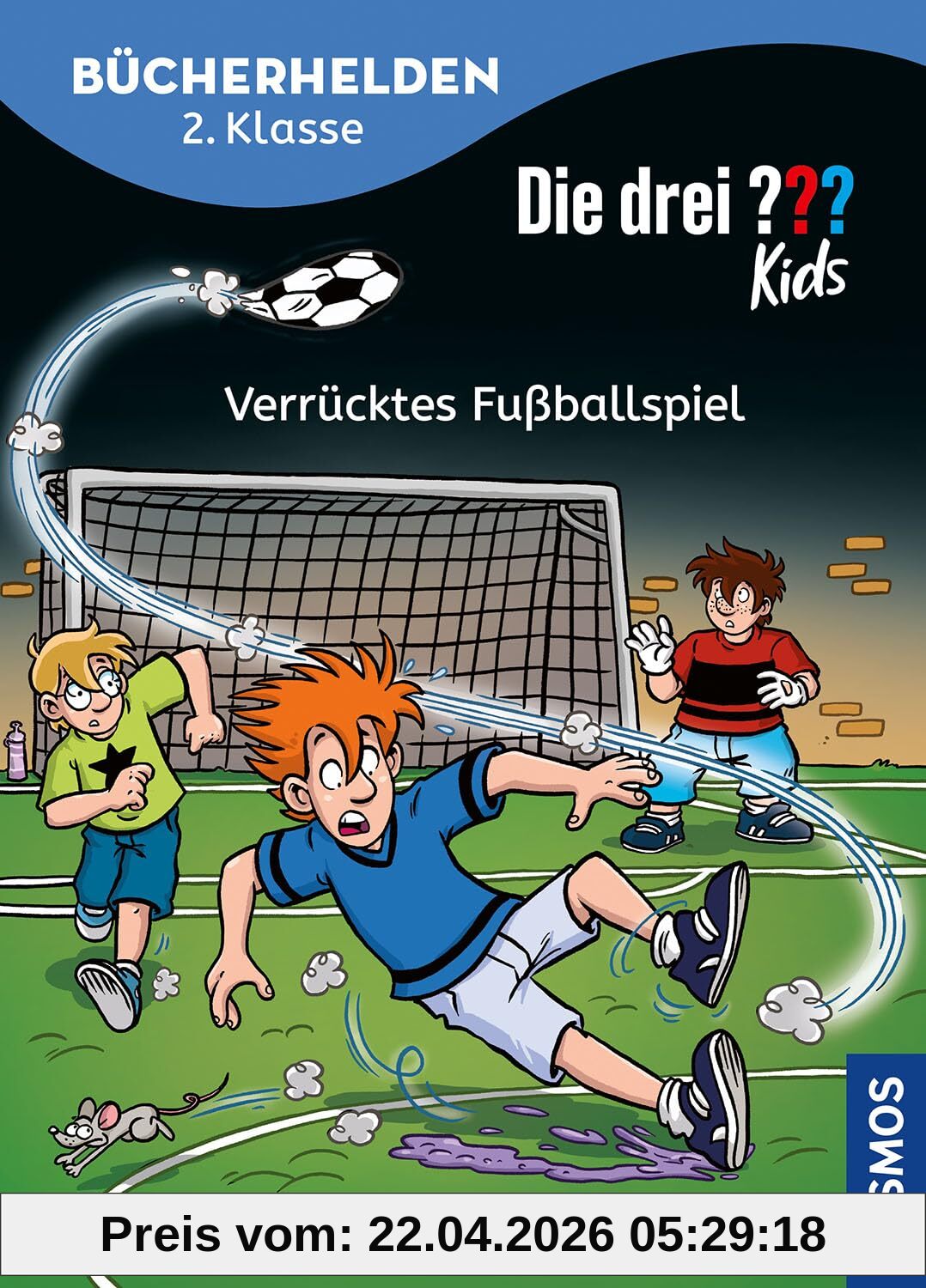 Die drei ??? Kids, Bücherhelden 2. Klasse, Verrücktes Fußballspiel: Gut lesen können - Kinderbuch für Erstleser ab 7 Jahren - Spannende Detektivgeschichten mit Justus, Peter und Bob